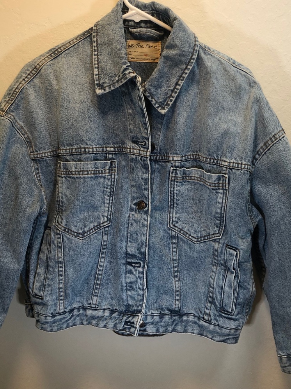 Free People Opal Swing Denim Jacket